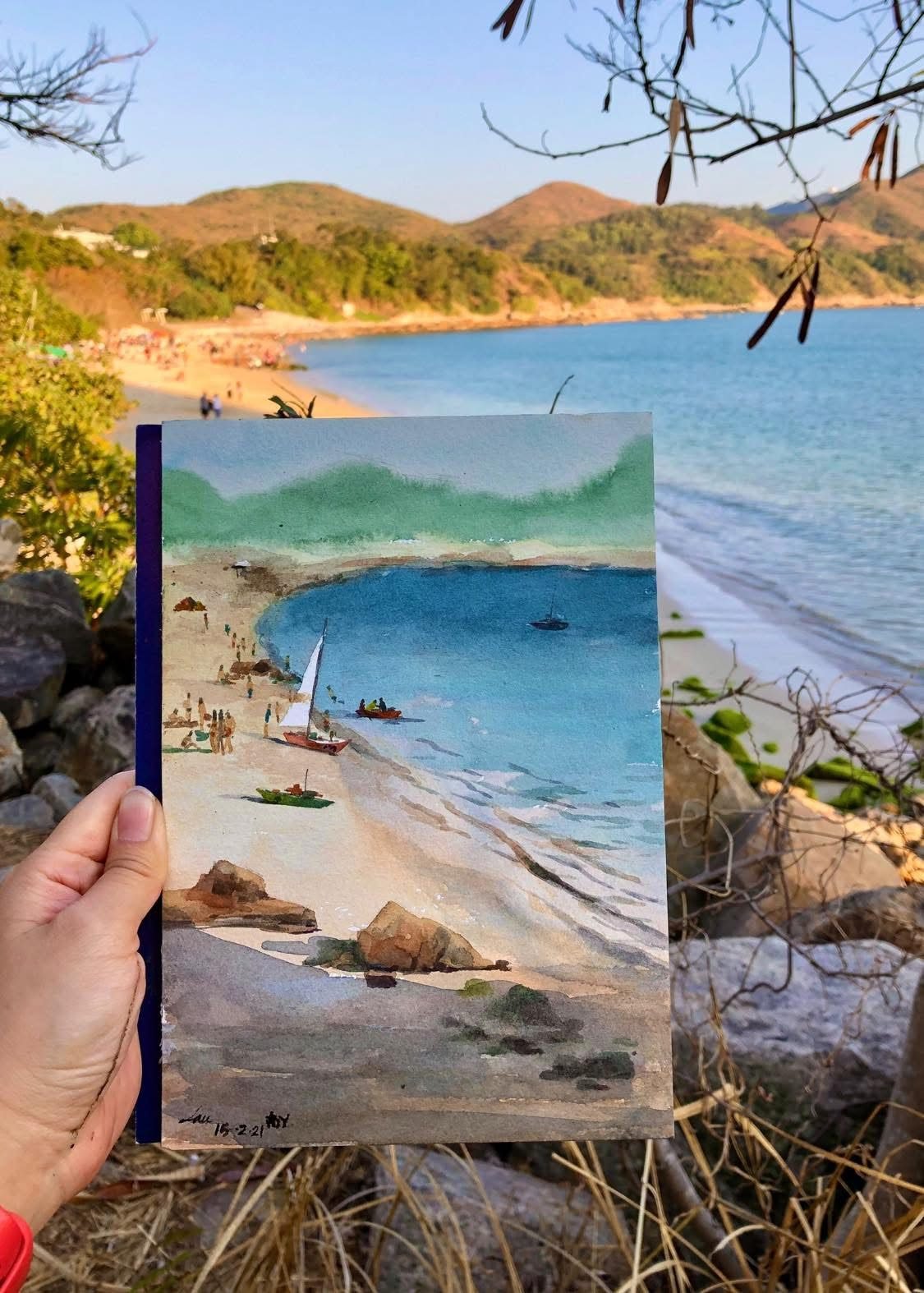Crystal drawing on location 3