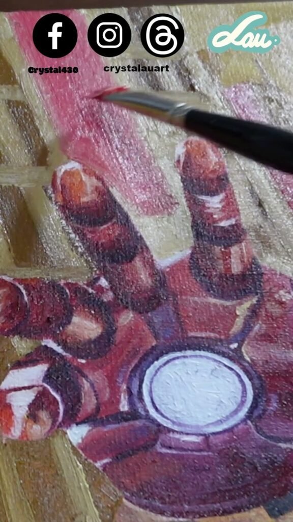 Oil painting (Iron Man)